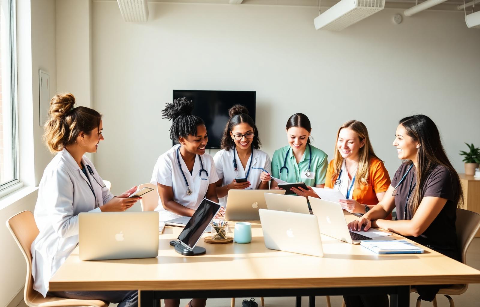 Equipo de profesoras de PlanEir trabajando